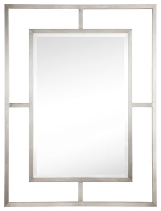 Boston 30" Rectangular Mirror Vanities, Brushed Nickel