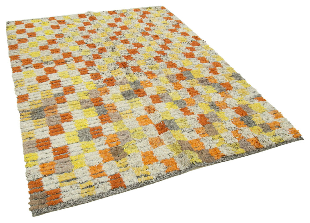 Rug N Carpet - Hand-knotted Turkish 5' 9'' x 7' 5'' Unique Wool Kilim Rug