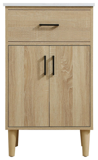 Home Living 20" Single Bathroom Vanity, Mango Wood