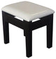 Comforting Dressing Stool, White & Black