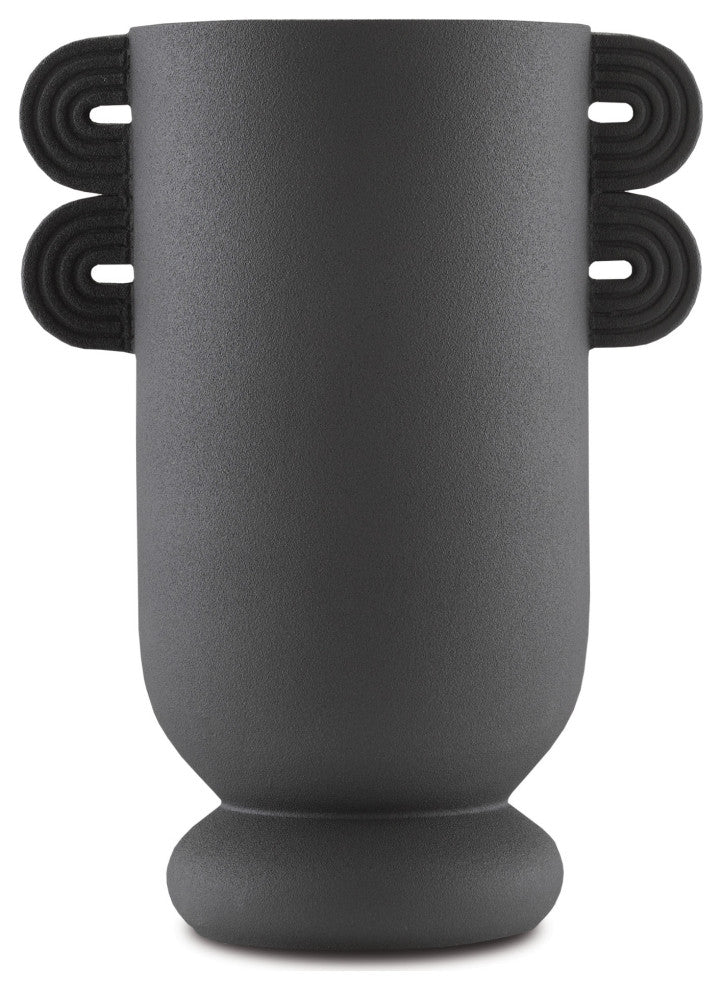 Happy 40 Straight Black Vase