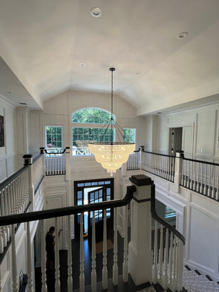 Crystorama Lighting Group 618 Rylee 32 Light 60"W Beaded - Matte Black