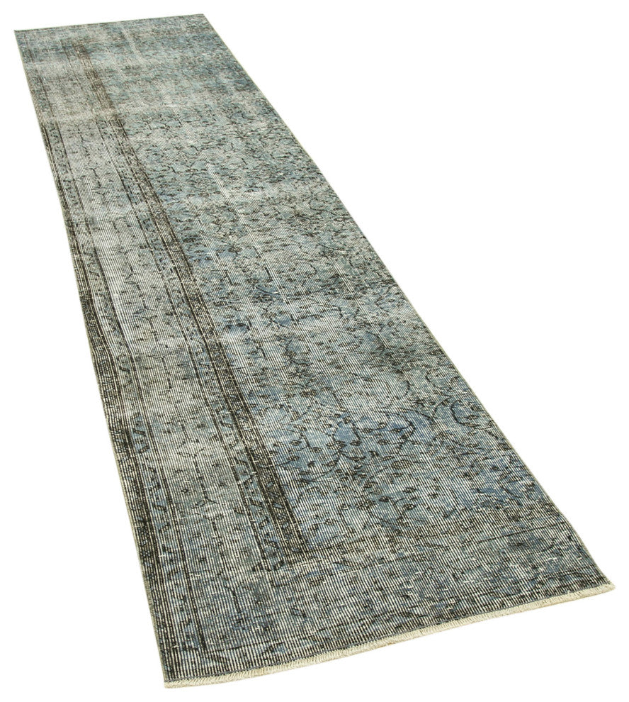 Rug N Carpet - Handwoven Anatolian 2' 6" x 10' 8" Low Pile  Kitchen Runner Rug