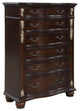 Furniture Maximus Solid Wood 6-Drawer Chest in Madeira