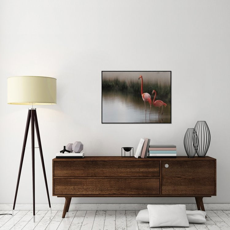 "Untitled" Framed Canvas Giclee by Anna Cseresnjes, 37x28"