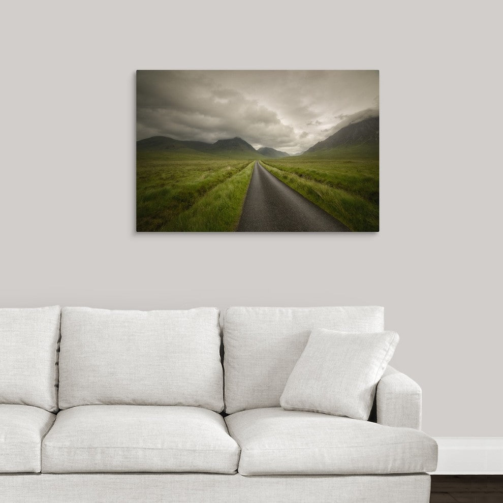 "The road to Highlands" Wrapped Canvas Art Print, 36"x24"x1.5"