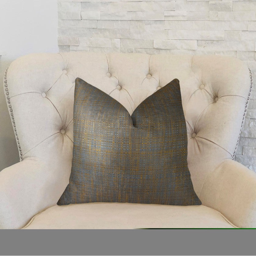 Plutus Clonamore Handmade Throw Pillow, (Double sided  16" x 16")
