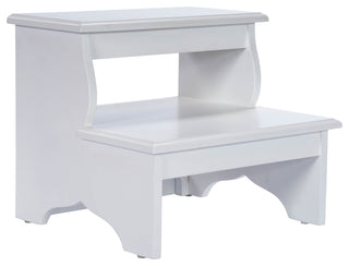 Butler Melrose Praline Step Stool, White