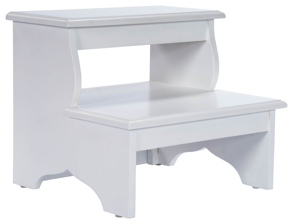 Butler Melrose Praline Step Stool, White