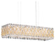 Sarella 13-Light Pendant in Heirloom Gold With Crystal Crystals From Swarovski
