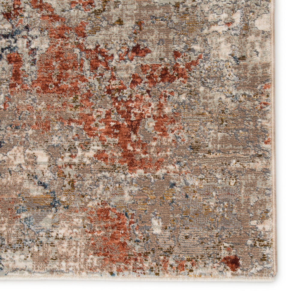 Jaipur Living Marzena Abstract Tan/Rust Area Rug, 3'x8'