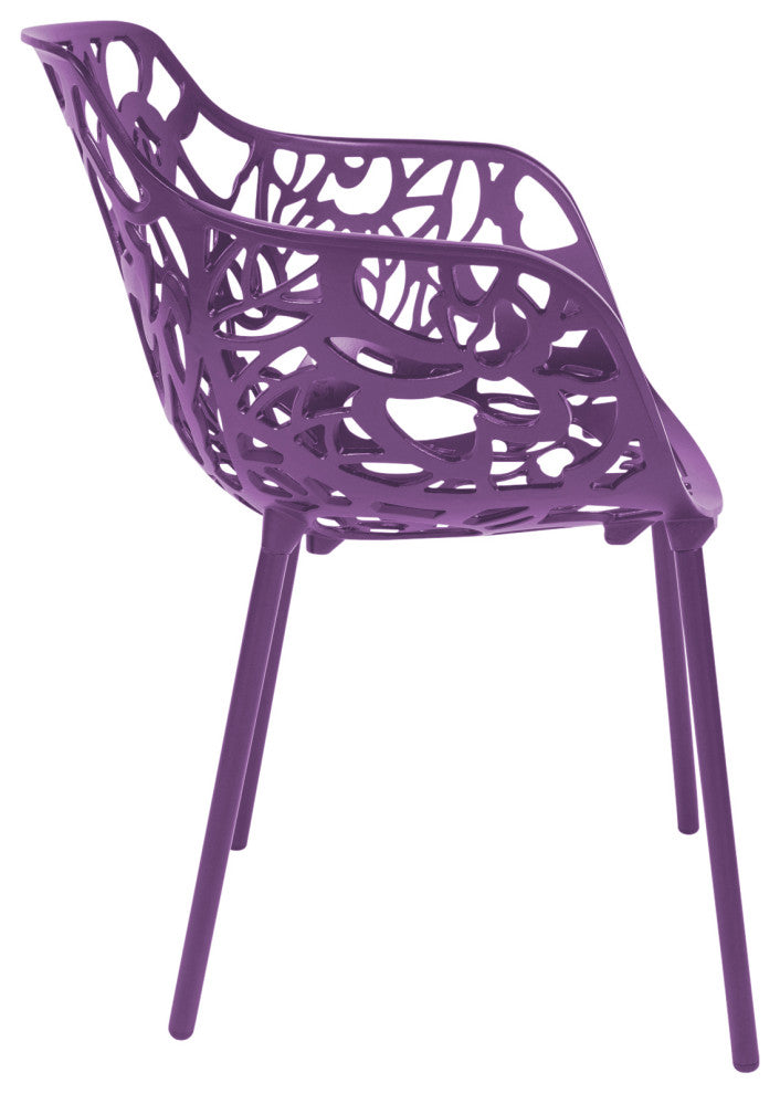 LeisureMod Modern Devon Aluminum Chair