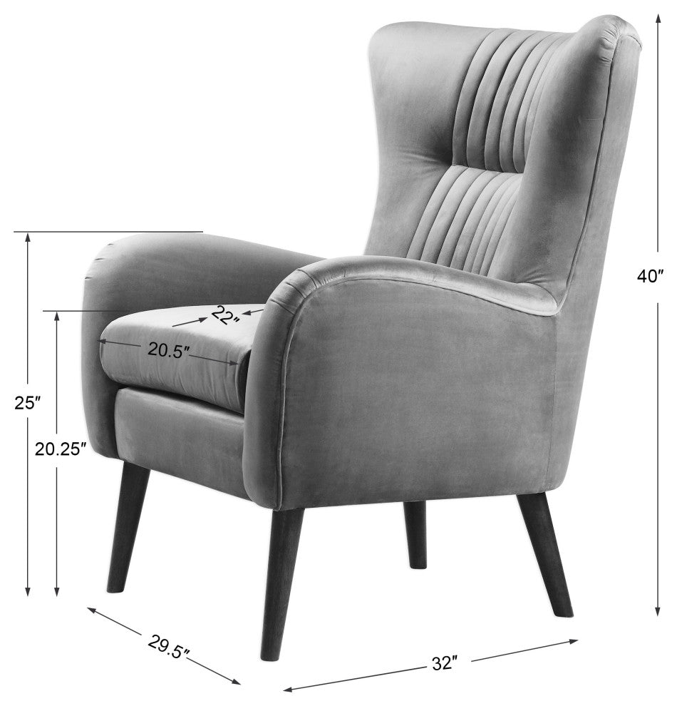 Uttermost Dax Mid-Century Accent Chair