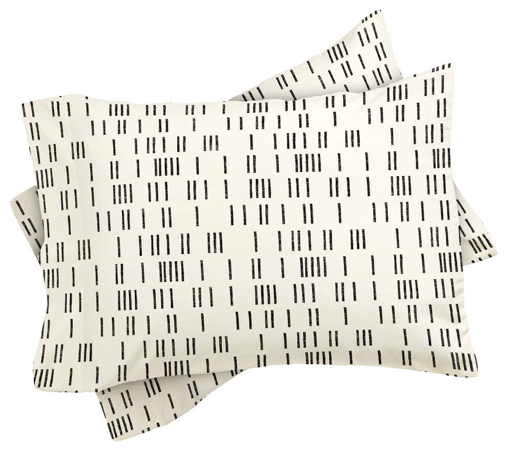 Holli Zollinger Bogo Mudcloth White Duvet Cover Set, Twin XL