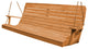 Pressure Treated Pine Highback Swing, Cedar Stain, 5 Foot