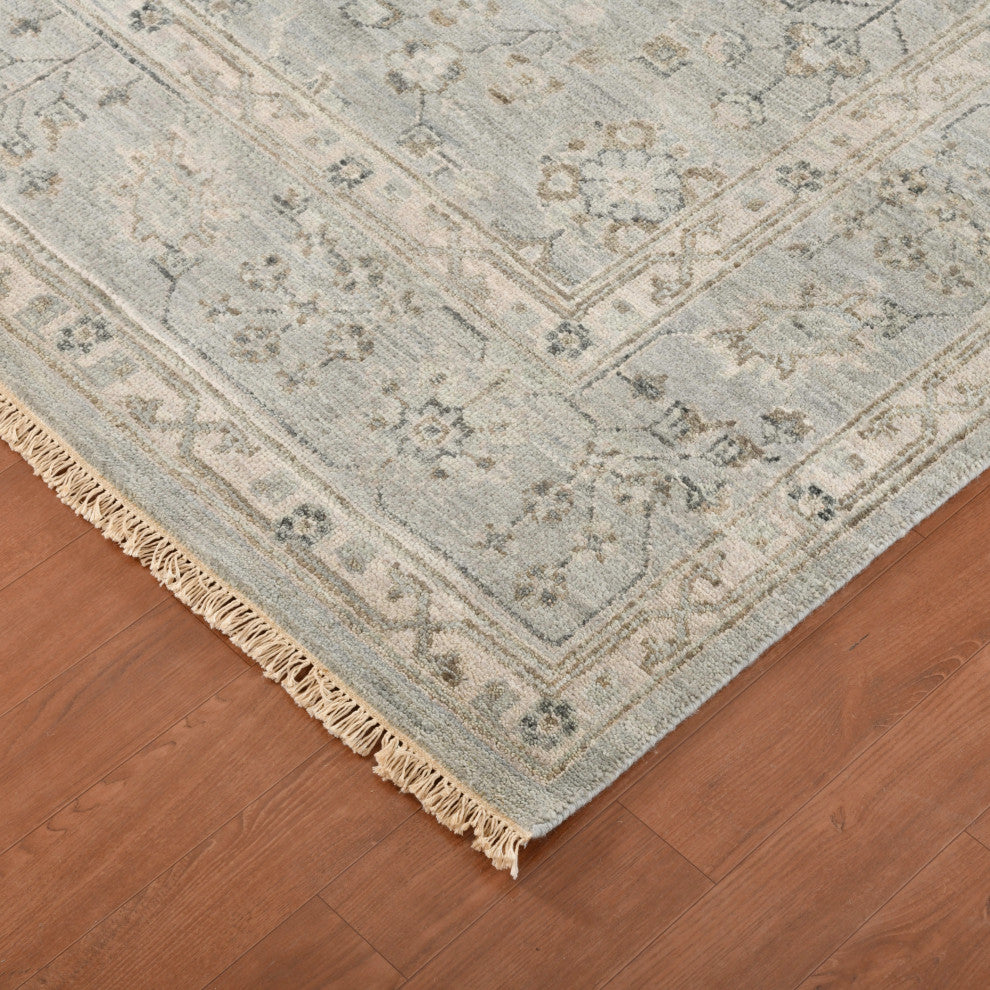 Nuit Arabe Lodi Area Rug Ice Blue, 2' X 3'