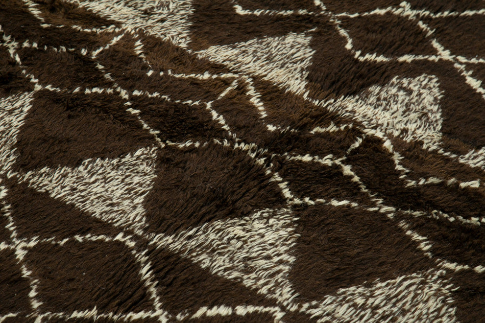 Rug N Carpet - Handmade Unique 7' 1'' x 8' 11'' Moroccan Area Rug