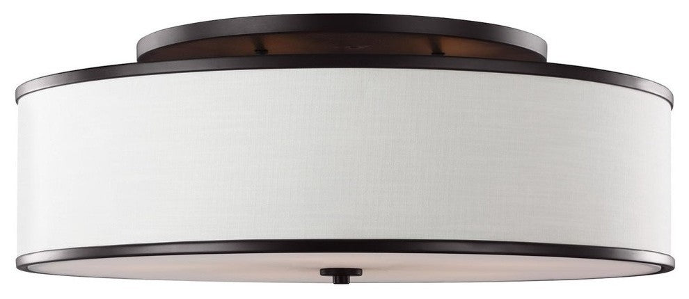 Generation Lighting Semi-Flush Mount, Oil Rubbed Bronze, 5-Light