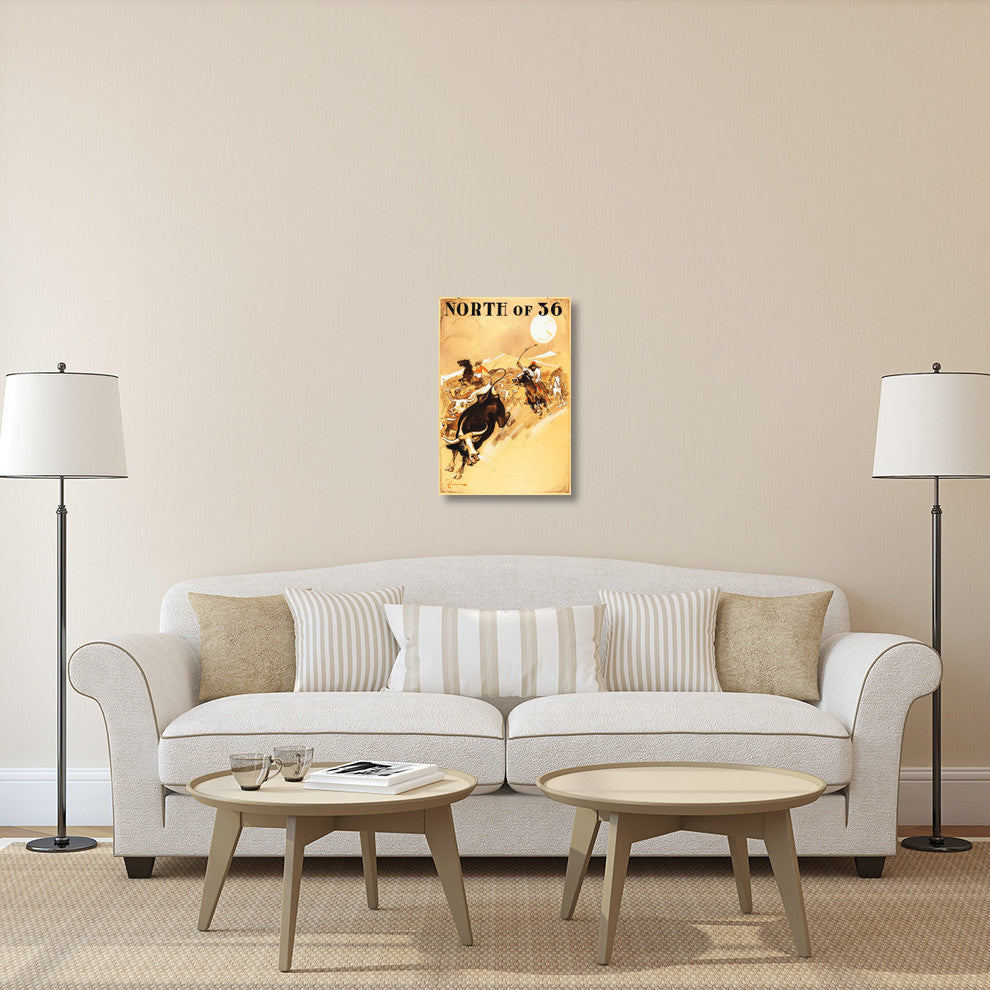 "North of 36" Stretched Canvas Giclee by Hollywood Photo Archive, 20x30"