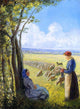 Camille Pissarro Shepherdesses - 21" x 28" Premium Canvas Print