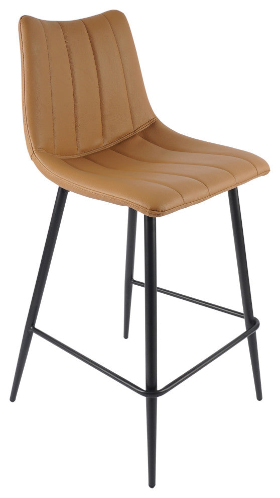 Alibi Counter Stool Tan-Set of Two