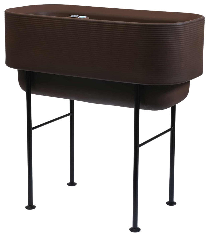 Nest Raised Planter, Bark, 18"