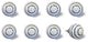 Knob-It Knobs, Set of 8