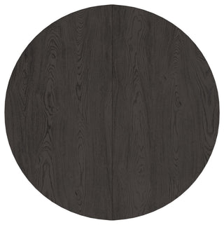 Bayside 48" Wide Solid Ash Round Dining Table, Black
