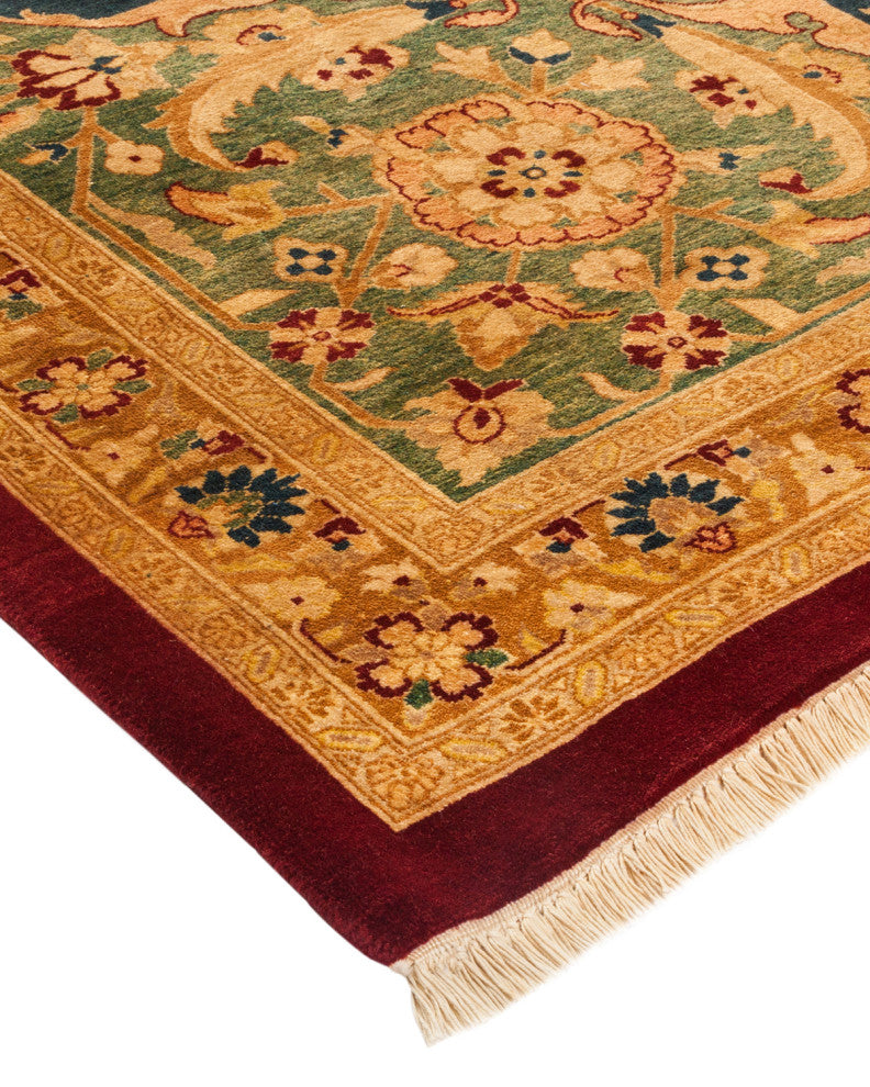 Mogul, One-of-a-Kind Hand-Knotted Area Rug Red, 9'2"x12'2"