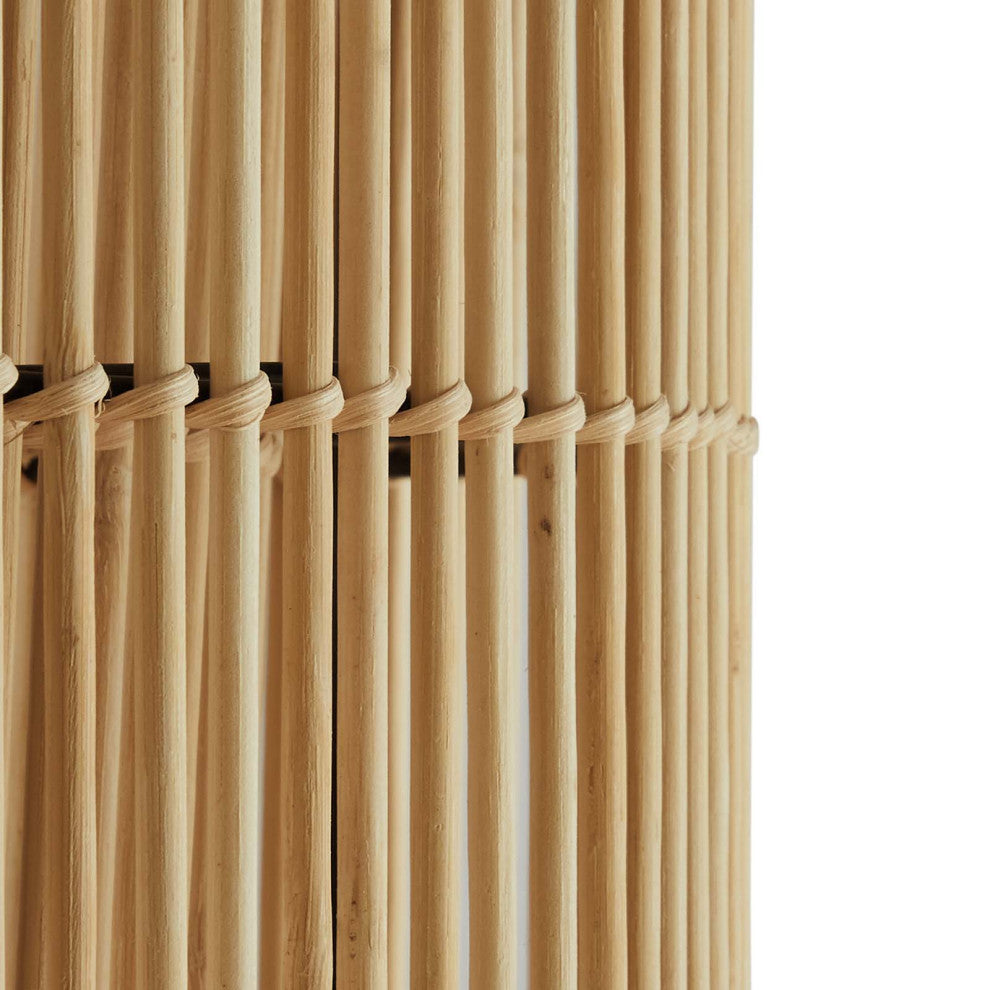 Floor Lamp Light, Brown Natural, Wood, Modern, Kitchen Bistro Hotel Restaurant