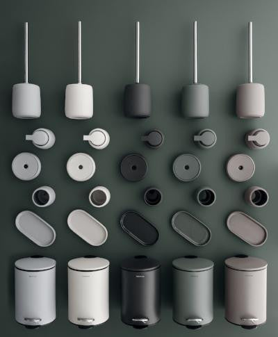 Sono Bathroom Tumbler, Moonbeam/Beige