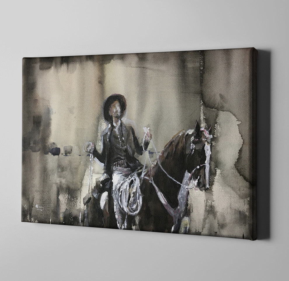 Epic Graffiti "Wrangle" Giclee Canvas Wall Art, 18"x26"