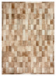 Cowhide Patchwork Rug, Daedalus, Taupe, 8'x10'