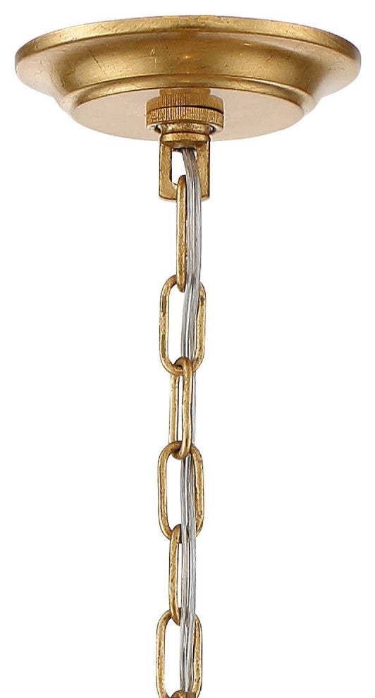 Crystorama Lighting Group ARC-1905-CL-MWP Arcadia 5 Light 24"W - Antique Silver