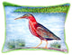 Green Heron II Small Indoor/Outdoor Pillow 11x14 - Set of Two
