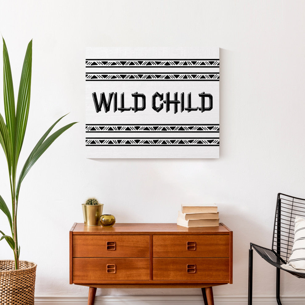 Wild Child 24x20 Canvas Wall Art