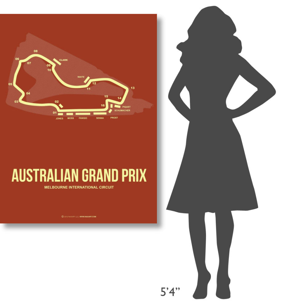"Australian Grand Prix 3" Fine Art Print