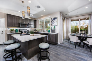 Palma 60" Round Dining Table, Ebony Oak