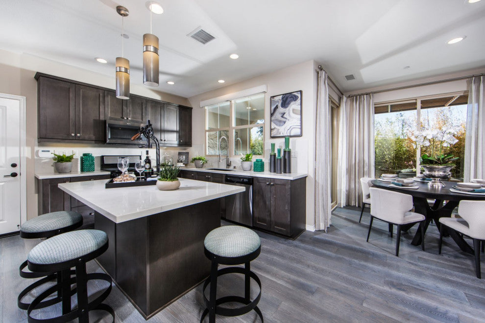 Palma 60" Round Dining Table, Ebony Oak