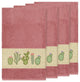 Mila 4 Piece Embellished Bath Towel Set