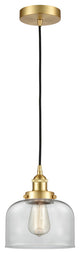 INNOVATIONS LIGHTING 616-1PH-SG-G72-LED Large Bell 1 Light 10 inch Mini Pendant