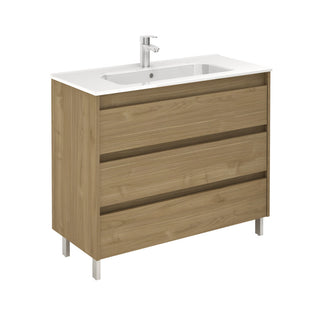 UNIT 40" SANSA 3DR Toffee Walnut With Ceramic Top