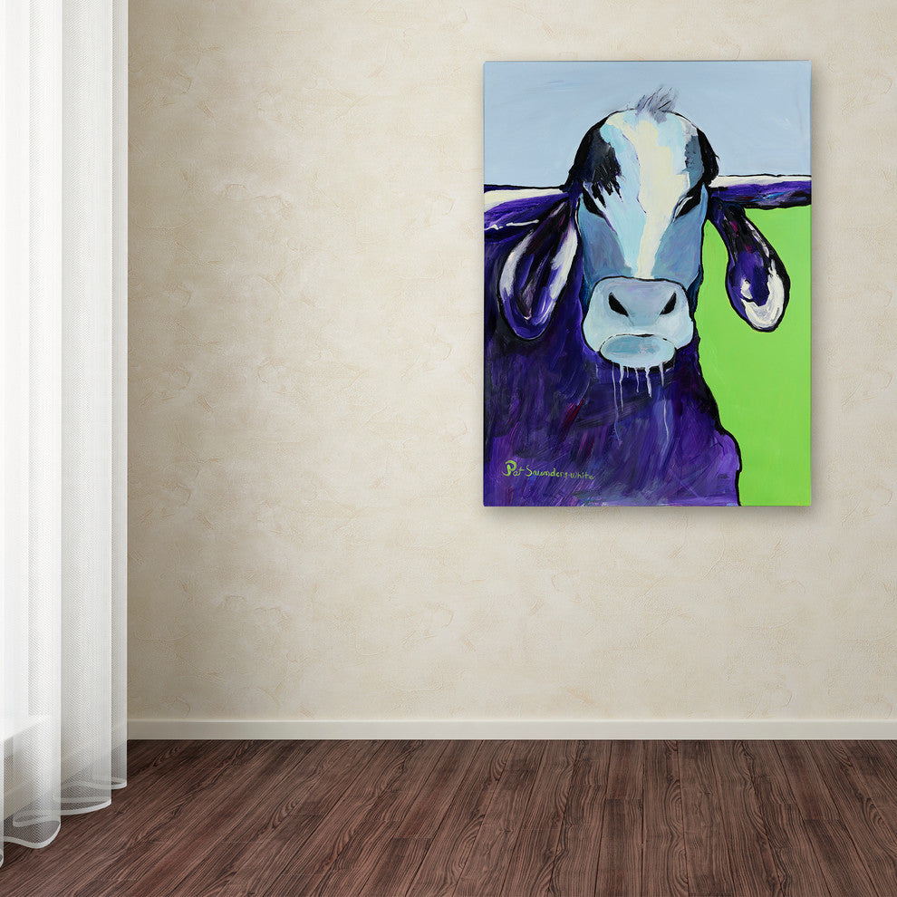 Pat Saunders-White 'Bull Drool' Canvas Art, 18"x24"