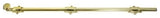 Deltana 24SB Commercial Security 24\" Surface Bolt - Antique Brass