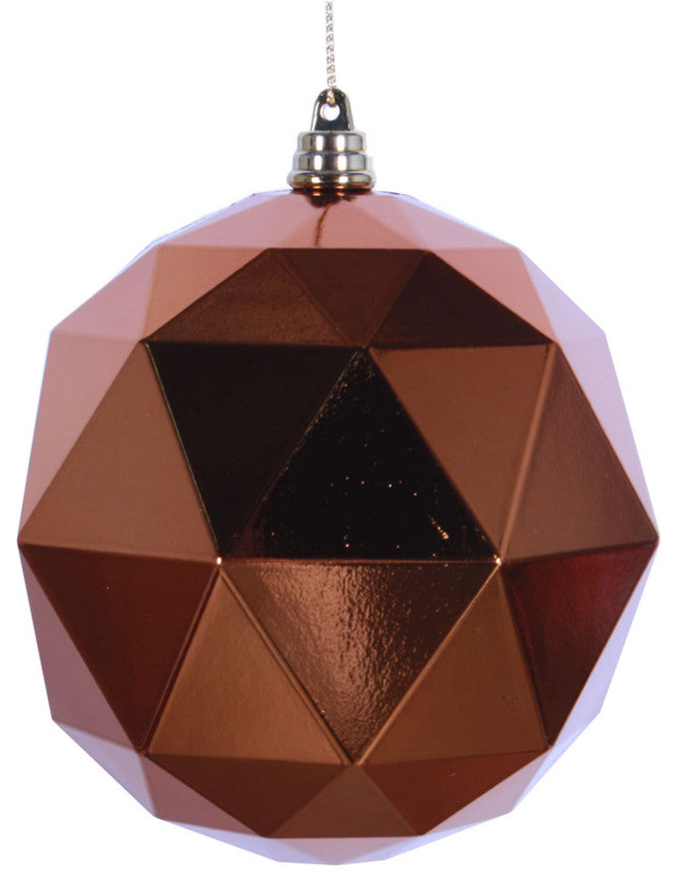 Vickerman M177388Ds 4.75" Copper Ball Ornament Featuring A Shiny Finish