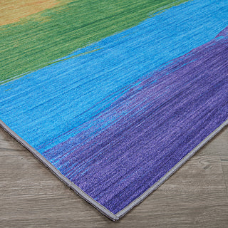 Couristan Rainbow Passion Multicolor Area Rug, 5' X 8'