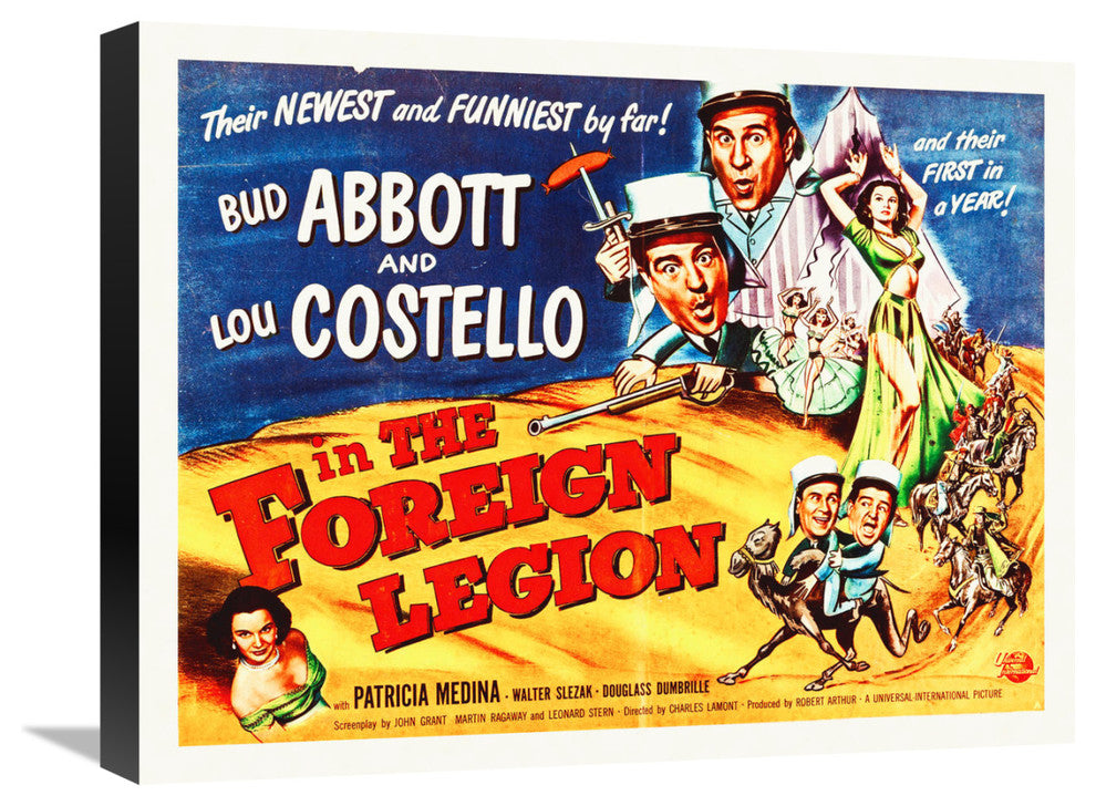Abbott and Costello, The Foreign Legion, 22x17