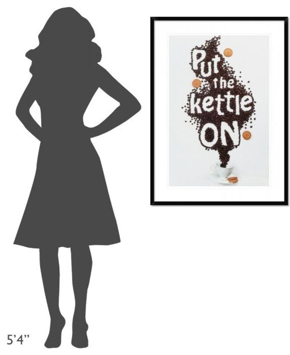 "Put The Kettle On!" Framed Digital Print by Dina Belenko, 28"x38"