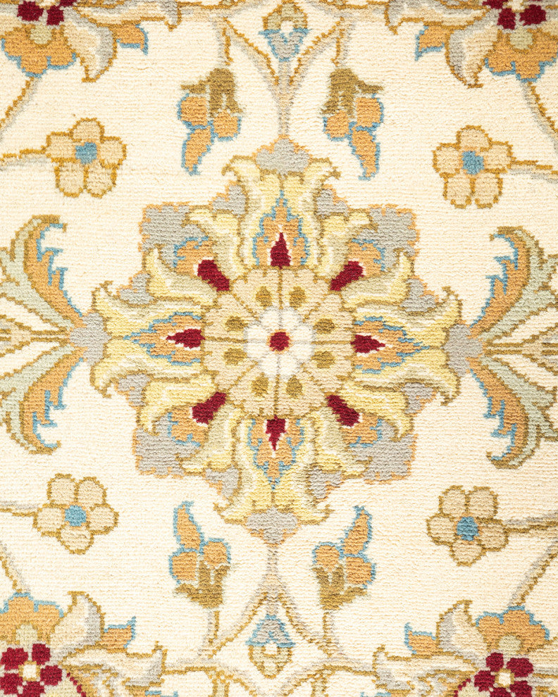 Kalyan, One-of-a-Kind Hand-Knotted Area Rug Ivory, 9'2"x12'5"