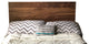 Modern Walnut Headboard, Queen